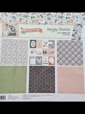Simple Stories "Mom's Day" 12x12 Scrapbook Paper Pack - New